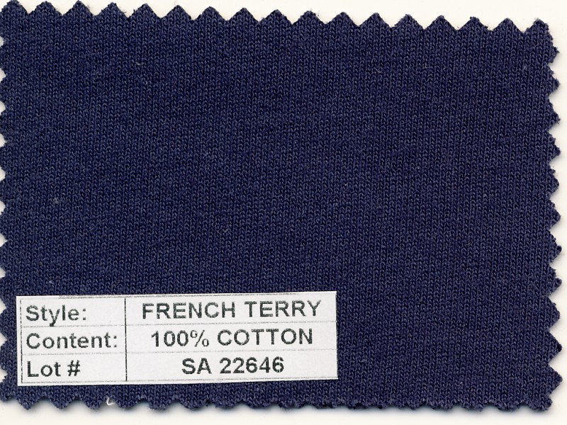 French Terry 100% Cotton 14 oz